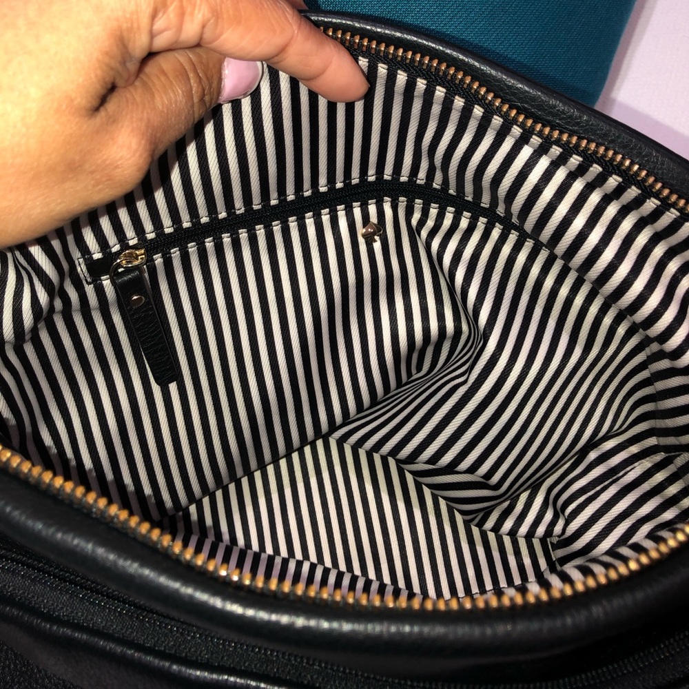 Kate Spade Classic Black Pebbled Leather Bag - Picture 7 of 8